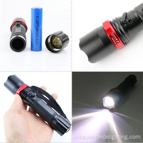 LED Waterproof 3W Long Distance Tactical Flashlight